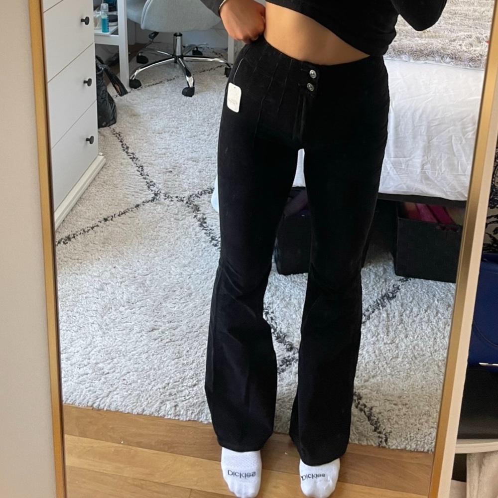 Jayde Cord Flare Jeans Free People